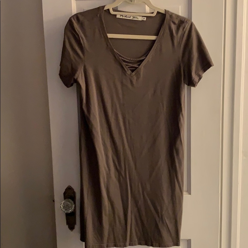 Michael Stars - Army green T-shirt Dress
